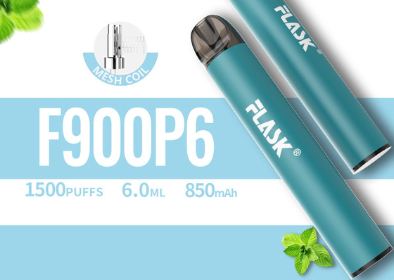 RGBvape SS304 Ecig 1500 puff disposable vape Devices With Mesh Coil