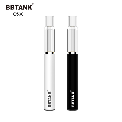 Rechargeable 320mAh THC Disposable Vape Device All Glass Ceramic Coil