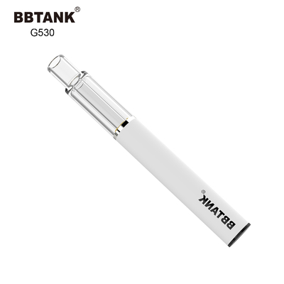 Rechargeable 320mAh THC Disposable Vape Device All Glass Ceramic Coil