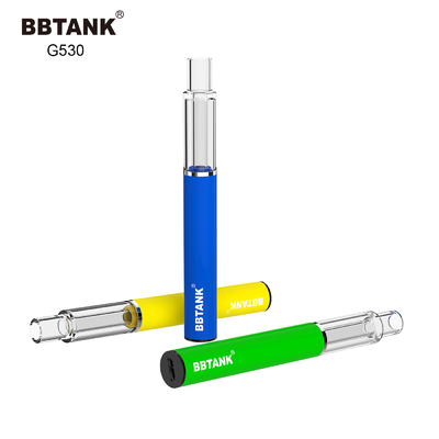 Rechargeable 320mAh THC Disposable Vape Device All Glass Ceramic Coil