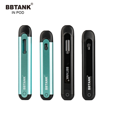 BBTANK IN POD THC Distillate Oil Disposable Vape Device 2ml Ceramic Coil Vape Pod with 100% Quality Control Processes