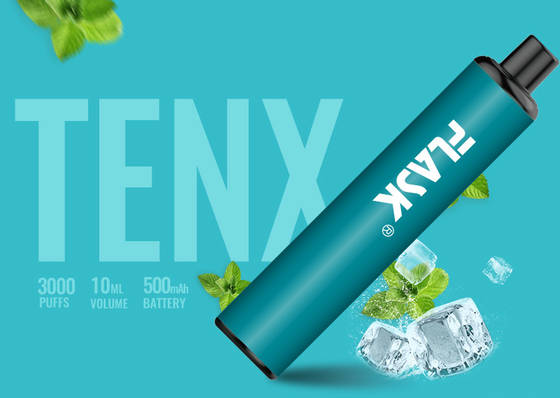 Mesh Coil 3000 Puffs 10ml Flavored Vaporizer Pen 3.7V 1400mAh Battery