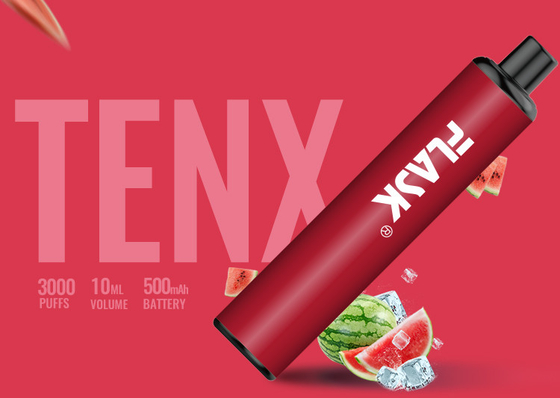 Mesh Coil 3000 Puffs 10ml Flavored Vaporizer Pen 3.7V 1400mAh Battery