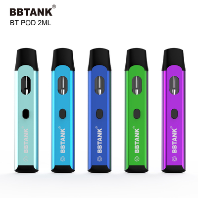 BBTANK 2022 New Release Custom Logo 380mAh Battery Preheat Function 2ml CBD/THC-O/HHC Oil Disposable Vape Pod Device