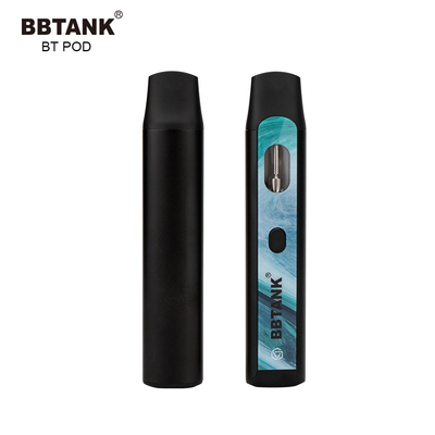 BBTANK 2022 New Release Custom Logo 380mAh Battery Preheat Function 2ml CBD/THC-O/HHC Oil Disposable Vape Pod Device