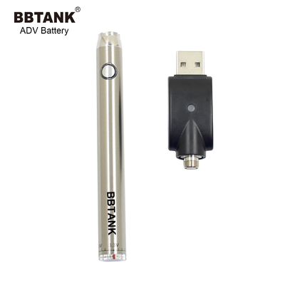 510 E cig battery button preheat rechargeable adjustable voltages BBTANK ADV 510 battery