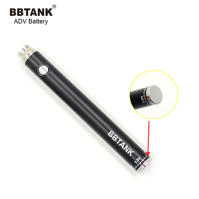 510 E cig battery button preheat rechargeable adjustable voltages BBTANK ADV 510 battery