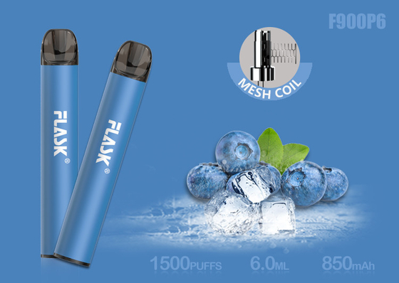 OEM ODM 1500 Puff 850mAh Disposable Vape Pod Device 6.0ml E Liquid
