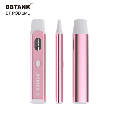 BBtank Disposable Vape Pod 2.0ml With Button For Cannabis Thick Oil Delta 8 HHC