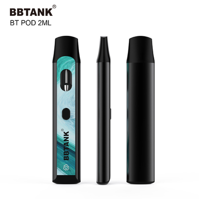 BBtank Disposable Vape Pod 2.0ml With Button For Cannabis Thick Oil Delta 8 HHC