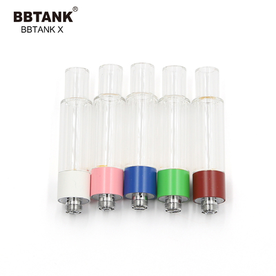 BBTANK factory wholesale original full glass cartridge 0.5ml 1.0 2.0 gram, 510 thread, fit wide range viscosity oil