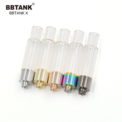 BBTANK factory wholesale original full glass cartridge 0.5ml 1.0 2.0 gram, 510 thread, fit wide range viscosity oil