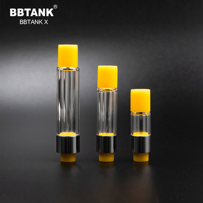 BBTANK factory wholesale original full glass cartridge 0.5ml 1.0 2.0 gram, 510 thread, fit wide range viscosity oil