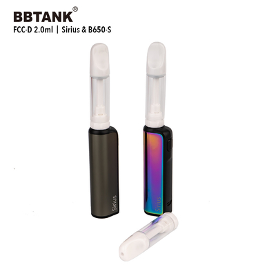Full Ceramic CBD Oil Cartridge 2ml No Heavy Metals 510 Thread Customizable
