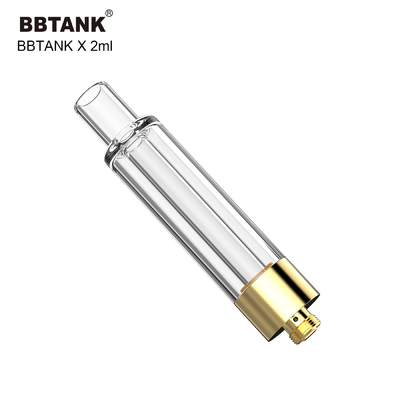 BBtank 2.0ml All Glass Cartridge 510 Thread Atomizer For Thick Cannabis Oil