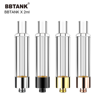 BBtank 2.0ml All Glass Cartridge 510 Thread Atomizer For Thick Cannabis Oil