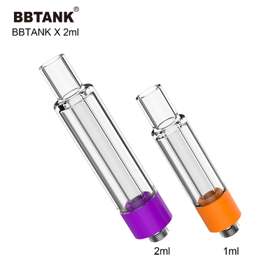 BBtank 2.0ml All Glass Cartridge 510 Thread Atomizer For Thick Cannabis Oil